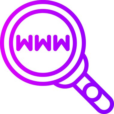 Arama simgesi vektör illüstrasyonu