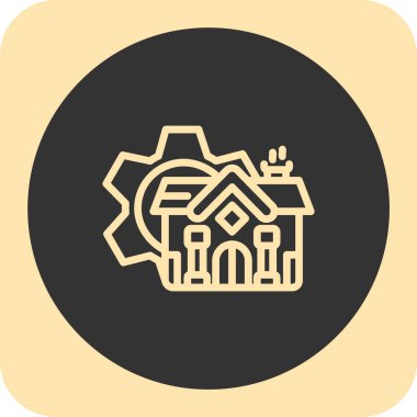 ev simgesi vektör illüstrasyonu