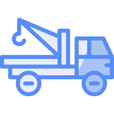 Kamyon. Web simgesi basit illüstrasyon