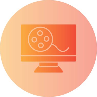 Kamera. Web simgesi basit illüstrasyon