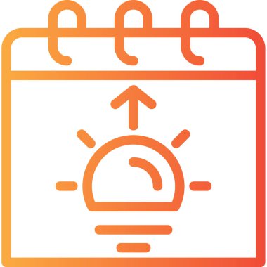 Takvim. Web simgesi basit illüstrasyon