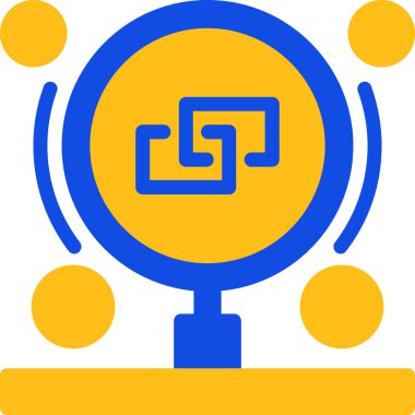 seo modern simgesinin vektör illüstrasyonu