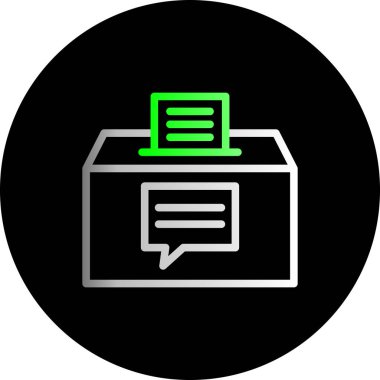 Modern bir simgenin vektör illüstrasyonu