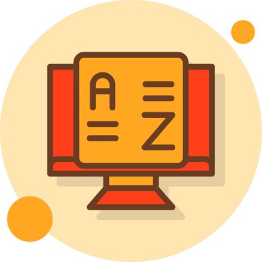 belge dosya simgesi, modern tasarım illüstrasyonu