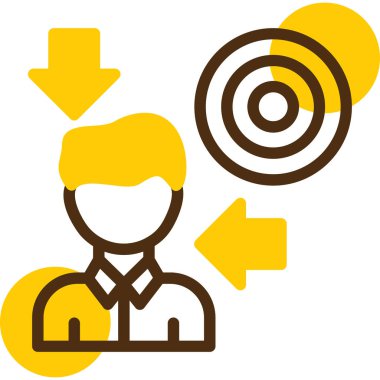 kullanıcı. Web simgesi basit illüstrasyon