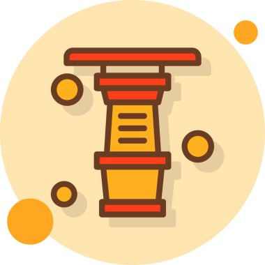 Kahve fincanı. Basit resimleme