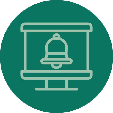 Eşsiz Laptop Vektör Satır Simgesi