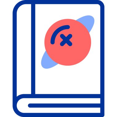 Kitap. Web simgesi basit illüstrasyon