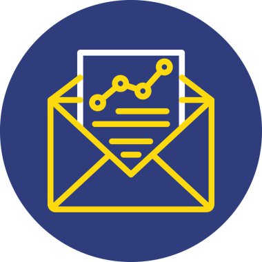 E-posta. Web simgesi basit illüstrasyon