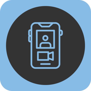 akıllı telefon vektör simgesi modern ikon vektör illüstrasyonu