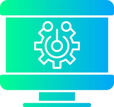 seo modern simgesinin vektör illüstrasyonu