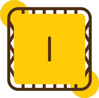 Yemek. Web simgesi basit illüstrasyon