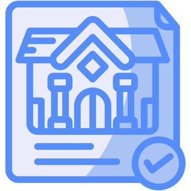 ev emlak simgesi - taslak biçimi