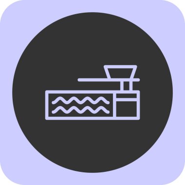 Modern b 'nin vektör illüstrasyonu eksik simgesi