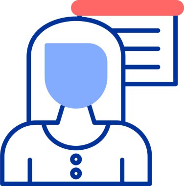 Maskeli bir kadının vektör çizimi