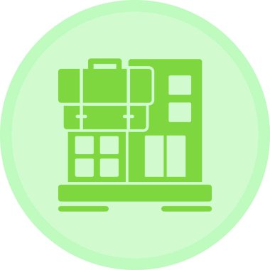 Ofis ikonu. vektör illüstrasyonu