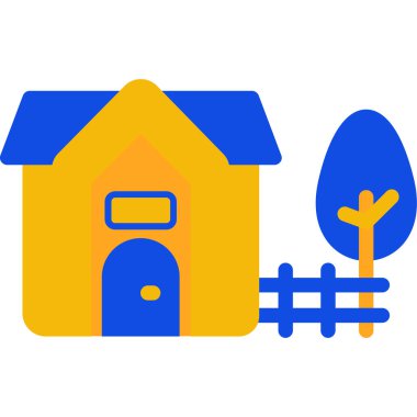 ev simgesi, vektör illüstrasyonu