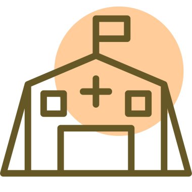 kilise simgesi vektör illüstrasyonu