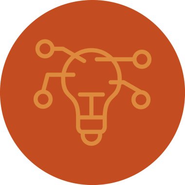 ampul vektör simgesi modern illüstrasyon