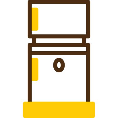 Benzin istasyonu simgesi modern vektör illüstrasyonu