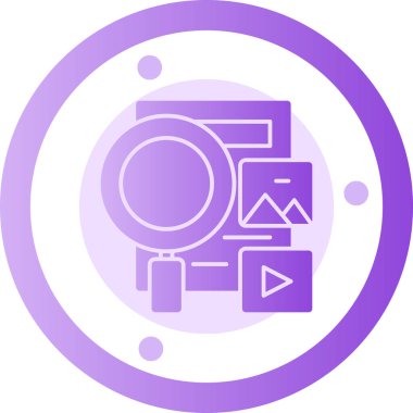 seo modern simgesinin vektör illüstrasyonu