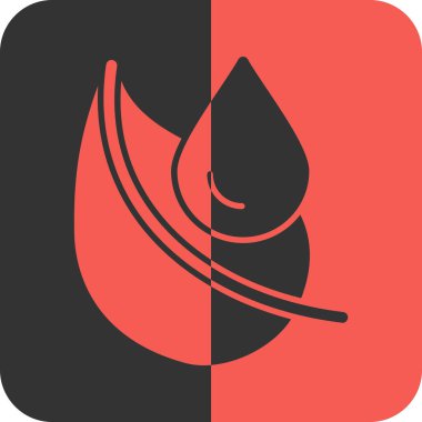 Ateş Ateş ikonu düz stil