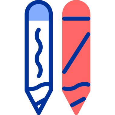 kalem simgesi vektör illüstrasyonu