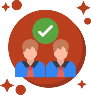 iş insanları vektör simgesi