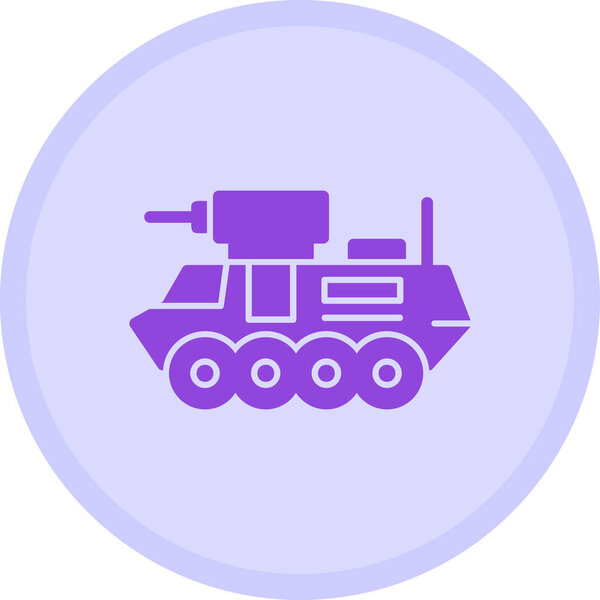 tank icon, vector illustration simple design