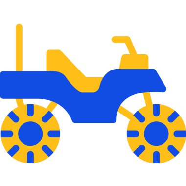 Düz stil bisiklet ikonu