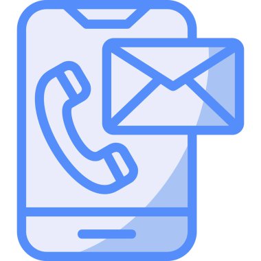 telefon simgesi, vektör illüstrasyonu