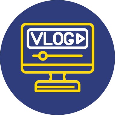 video simgesi. Basit resimleme