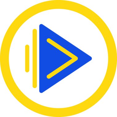 İleri ok vektör simgesi