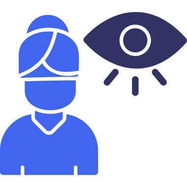 Göz koruma vektörü çizimi