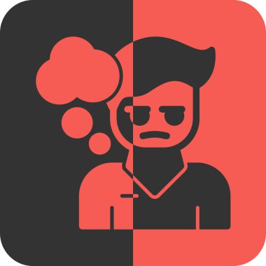 Kırık suratlı üzgün adam.