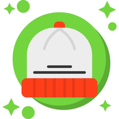 Cold hat vektör illüstrasyonu