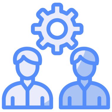 dişli simgesi vektör illüstrasyonu