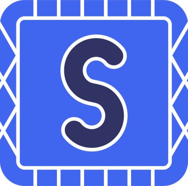 mektup s. vektör çizim.