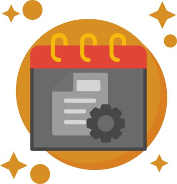 Rozet ve belge için işletme yönetimi dairesi simgesi