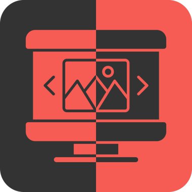 Veri analizlerinin ağ simgesi, vektör illüstrasyonu