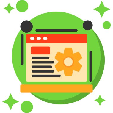 Rozet & web sitesi için işletme yönetimi dairesi simgesi