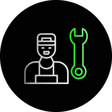 seo modern simgesinin vektör illüstrasyonu