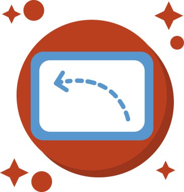 ok Ağı simgesi basit illüstrasyon