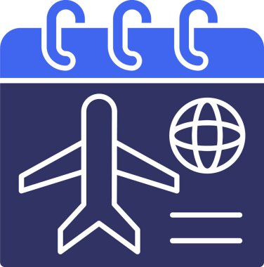 uçak ikonu vektör illüstrasyonu