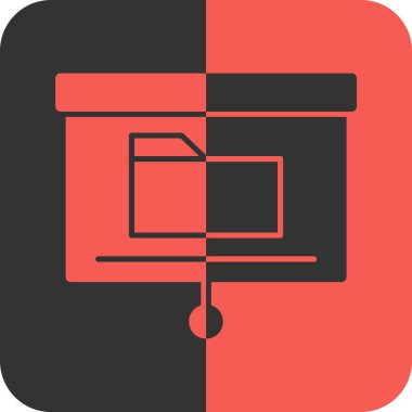 Dosya. Web simgesi basit illüstrasyon