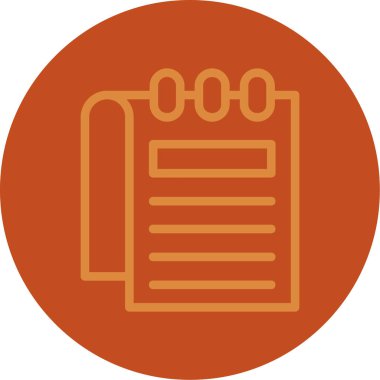 Belge. Web simgesi vektör illüstrasyonu