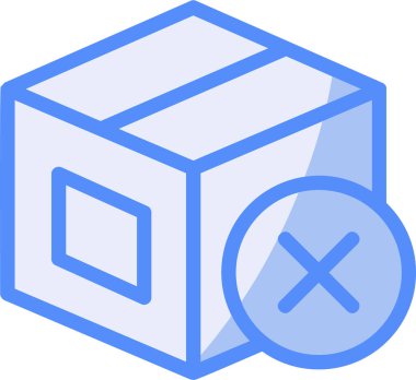 kutu simgesi doldurulmuş ana hatlar biçiminde