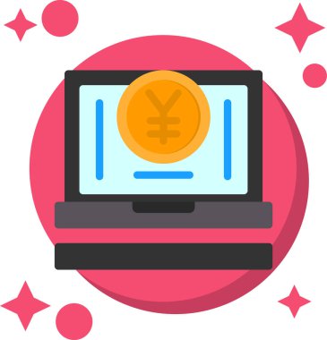 Bitcoin kripto para birimi simgesi düz biçimli