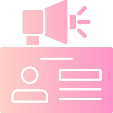 video kamera simgesi, vektör illüstrasyonu