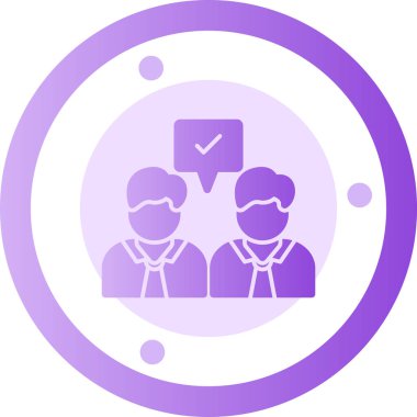 grup simgesi, vektör illüstrasyon tasarımı